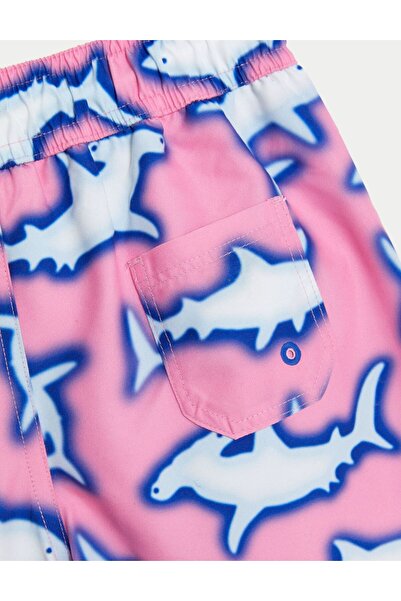 Marks & Spencer Köpekbalığı Desenli Deniz Şortu (2-7 Yaş)