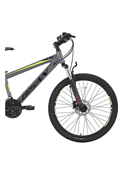 Bisan BİSAN COOPER DAĞ BİSİKLETİ 35 CM MD 26 JANT 21 VİTES FÜME SİYAH SARI