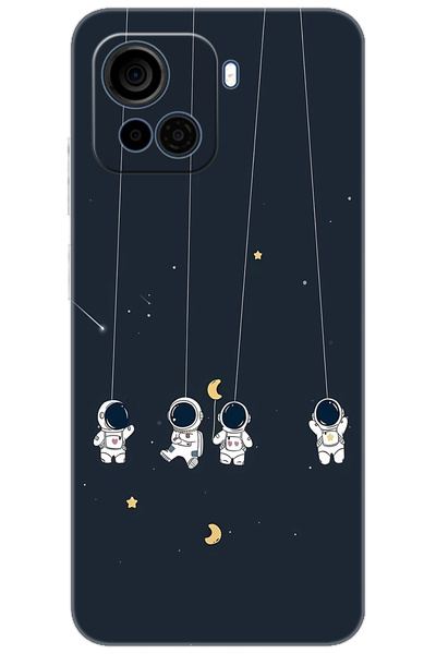 CASPER Via F30 Uyumlu Kılıf Desen Baskılı Silikon Astronot STK:663 CP-q7L01Br