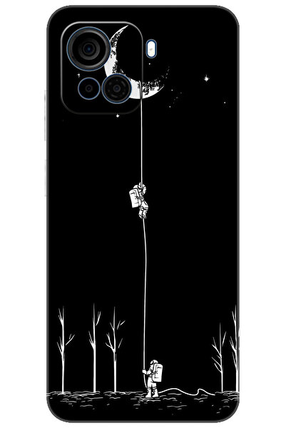 CASPER Via F30 Uyumlu Kılıf Desen Baskılı Silikon Astronot Serisi STK:1006 CP-r66Yx2X