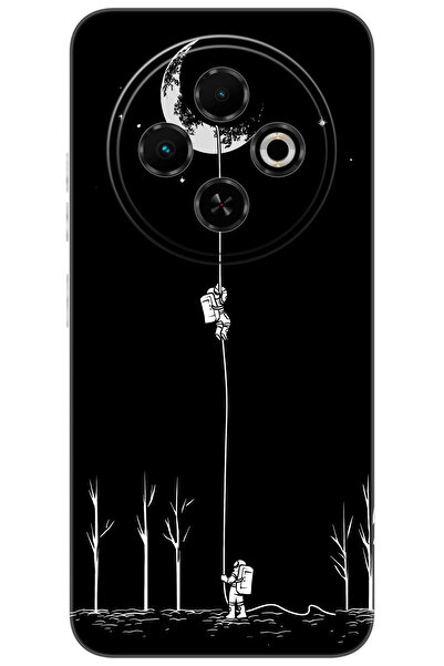 TECNO Spark 30C (KL5/KL5n) Uyumlu Kılıf Desen Baskılı Silikon Astronot Serisi...