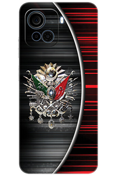 CASPER Via F30 Uyumlu Kılıf Desen Baskılı Silikon Osmanlı Tuğra Tasarım STK:410 CP-fDLL5eT