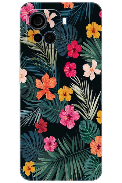 CASPER Via F30 Uyumlu Kılıf Desen Baskılı Silikon Çiçekler STK:632 CP-ZNsbkRk