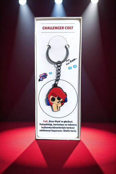 Saes Labs Brawl Stars Fighter Colt Keychain