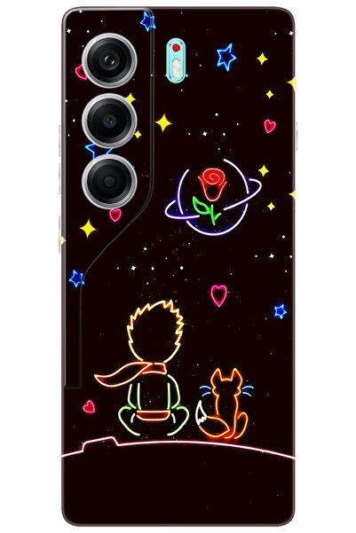 TECNO Camon 40 (CM5) Uyumlu Kılıf Desen Baskılı Silikon Küçük Prens STK:642 CP-m3HNov6