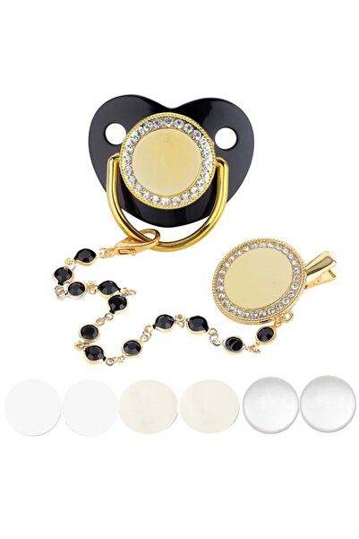 Choice مشبك لهاية جديد أسود اللون، هدية مثالية لحفلات استقبال المولود الجديد،...