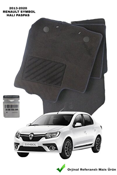 Orjinal Renault Symbol Premium Halı Paspas Takımı 749025524R