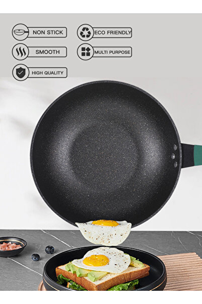 sharpdo 10 Piece Cookware Set Aluminum Pots And Pans With Tempered Glass Lids Kitchen Tools