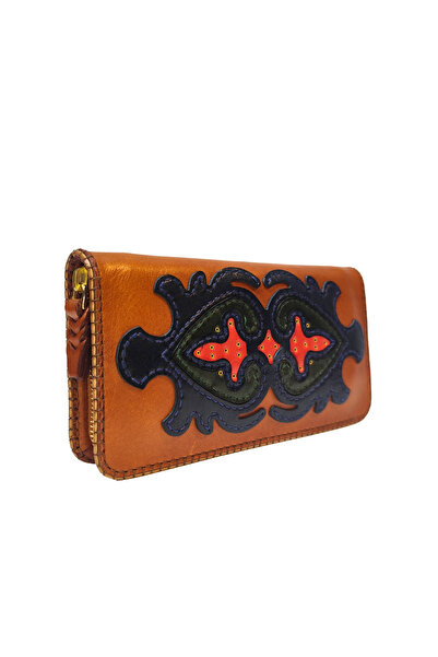 GÖN Handmade (Handmade) Multi-Compartment Genuine Leather Women's Wallet Isfahan 40020