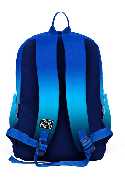 Coral High 23745 Kids Lacivert Mavi Renk Geçişli Dört Bölmeli Sırt Çantası