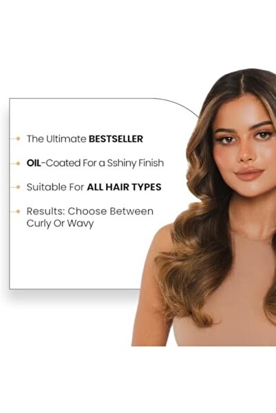 Clara Oil-Coated Protective Auto-Curler – Anti-Burn, Tangle-Free, Auto Shut-Off | 3 Heat Settings