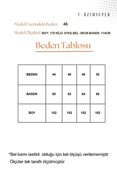 tarzımsüper Women's Plus Size Elastic Waist Comfort Model High Waisted Luxury Soft Stretchy Fabric Sweatpants