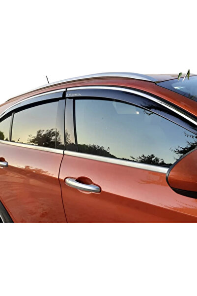 ACK Dizayn FİAT EGEA SD/HB/CROSS ARACA ÖZEL KROMLU CAM RÜZGARLIĞI (PİANOBLACK)