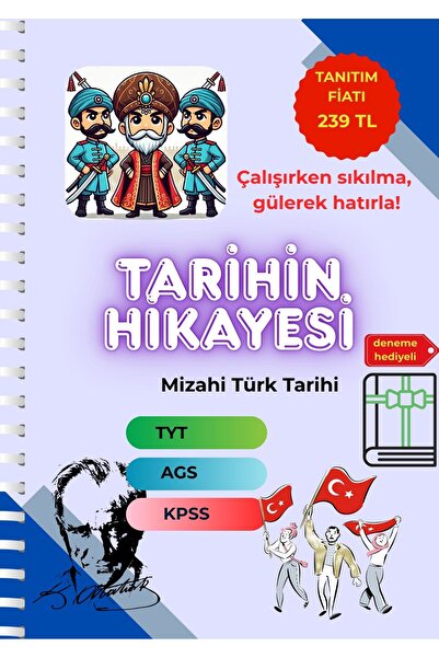 Pratik Kaynak Yayınları 📚 TARİHİN HİKAYESİ | Renkli – Spiral Defter | Birlik...