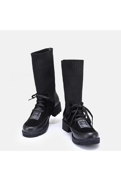 37Numara BÜYÜK NUMARA KADIN POSTAL HAKİKİ DERİ 41-42-43-44 SİYAH