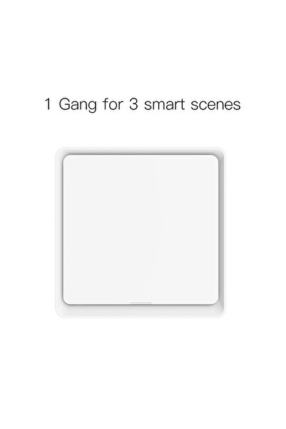 MoesHouse مفتاح مشهد عصابة واحدة من Moes ZigBee مفتاح مشهد لاسلكي 12 وضع تحكم زر ضغط محمول باليد 2MQTT Se