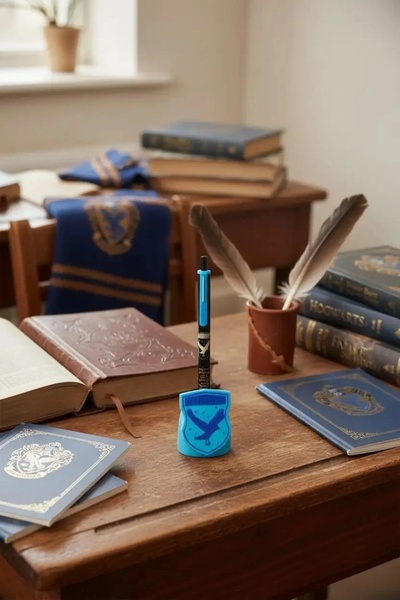 Miniso Harry Potter Lisanslı Stantlı Tükenmez Kalem Seri (Siyah) - Ravenclaw