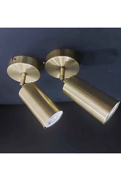 demet habek mylights Mytlights Led Spot Tavan Tekli Aplik Duvar Led Mat Altın...