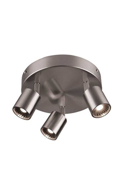 demet habek mylights Mylights Üçlü İnox Spot Led Tavan Avize Duvar Aplik Kaplama Tasarruflu Led Ampul Beyaz Günışığı
