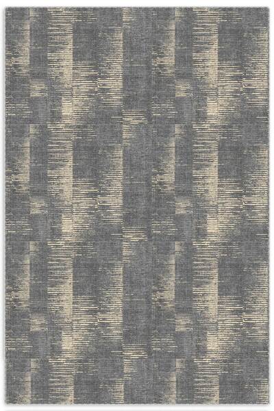 Pastel Home Modern Gray Chenille Carpet Rug Runner Non-Slip Washable Fringed ...