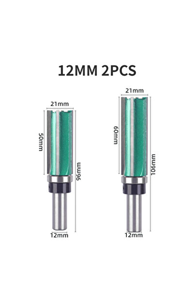 ALLSOME F 8MM 12MM Shank 4 Pattern Bit Router Bit Woodworking Milling Cutter For Wood Bit Face Mill.