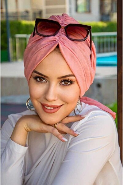 Aişe tesettür Σκούρο Μπόνε με Πόρπη σε Σχήμα Σκόνης