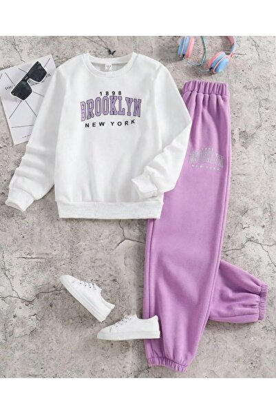 Kids Kışlık Kalın Çocuk Sweat Takım