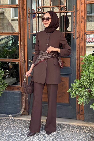 SCL Pantolonlu Takım 10002521111025 Kahve