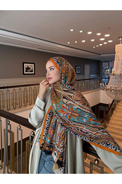 Webinay Home Etro Desen Yün Kaşmir İpek Şal Silk Scarfs Shawl Hijab