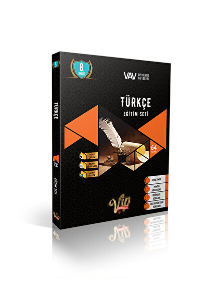 vip yayınları 8. Sınıf Türkçe Eğitim Seti