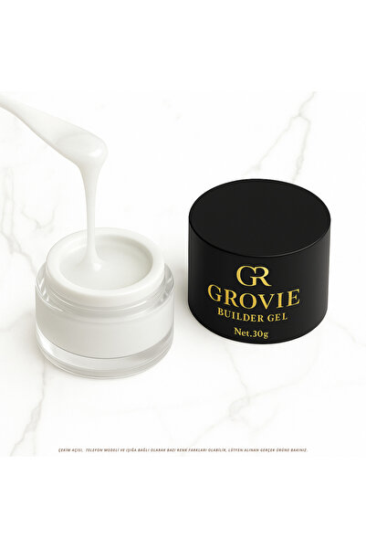 Grovie Builder Gel Mi̇lky Whi̇te 010 | Profesyonel Raki Beyazi Protez Tirnak ...