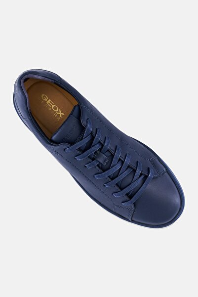 Geox Men Spherica Lace Up Casual Shoes, Navy