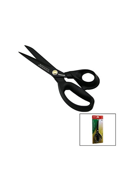 The LOG INVEST Brazilian Style Tailor Scissors Black - Non-Stick Ergonomic Handle Gl-606 91/4