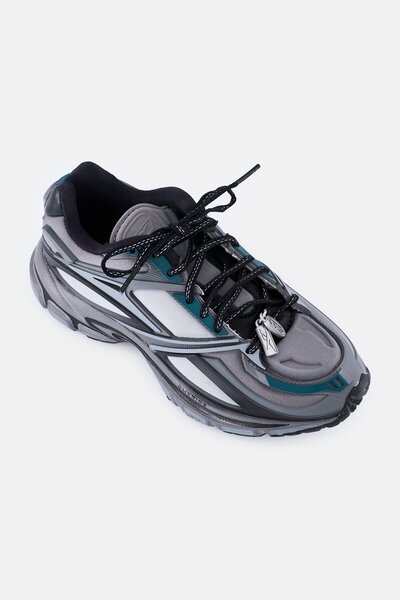 Reebok Kids Boy Premier Road Moder Lace Up Running Shoes, Grey