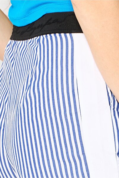 Karl Lagerfeld Women Regular Fit Stripe Straight Leg Pants, Multicolor