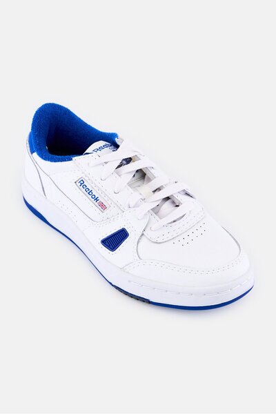 Reebok Kids Boy LT Court Lace Up Tennis Shoes, White