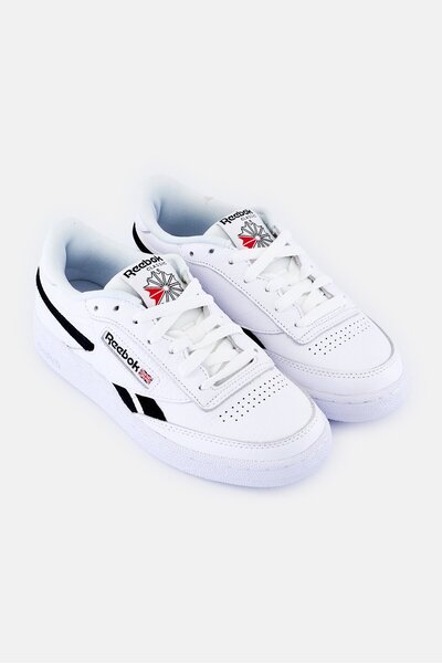 Reebok Kids Boy Club C Revenge Lace Up Tennis Shoes, White