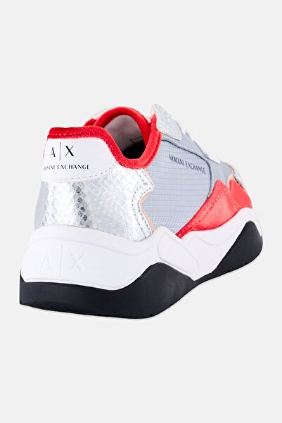 Armani Exchange Women Medium Lace Up Sneaker, Multicolor