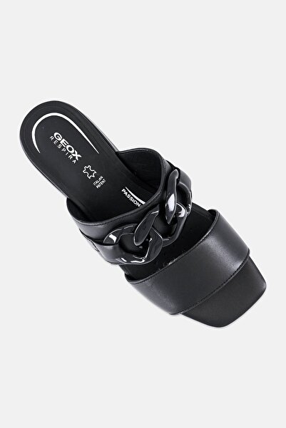 Geox Women D Genziana 30 G Slip On Sandals, Black