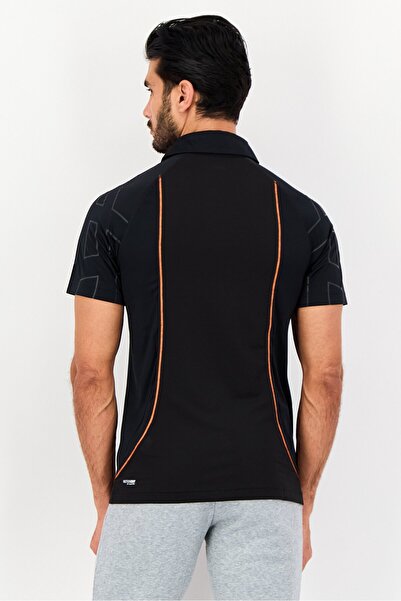 Asics Men Sportswear Fit Short Sleeve Tennis Polo Shirt, Black