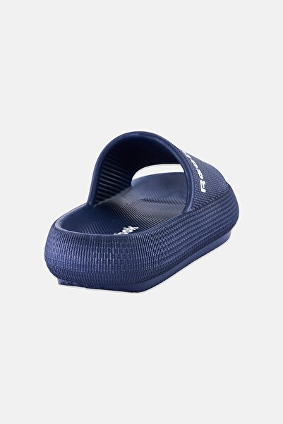 Reebok Kids Boy Brand Logo Slip On Slides, Navy