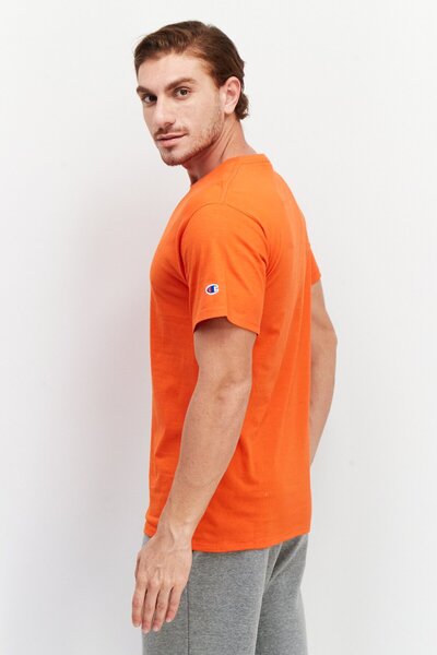 Champion Men Sportswear Fit Brand Logo Outdoor T-Shirt, Orange