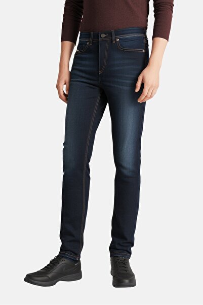 Diesel Men Skinny Fit Wash Non Stretchable Denim, Navy