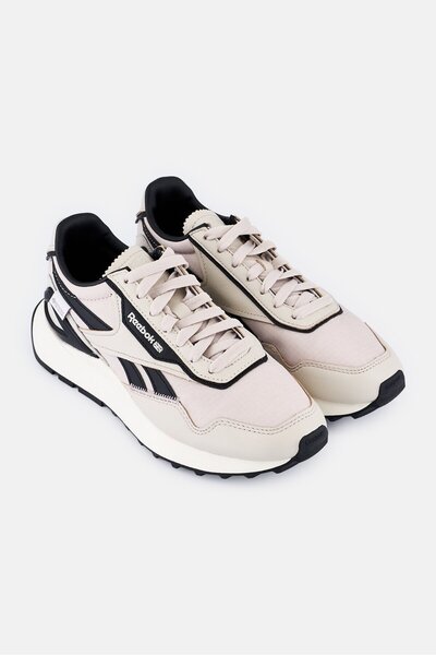 Reebok Kids Boy CL Legacy AZ Lace Up Running Shoes, Taupe