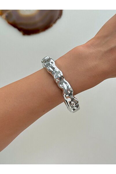 YOUES JEWELRY Kadın Kalın Kelepçe Bileklik Akrilik Kelepçe Bileklik