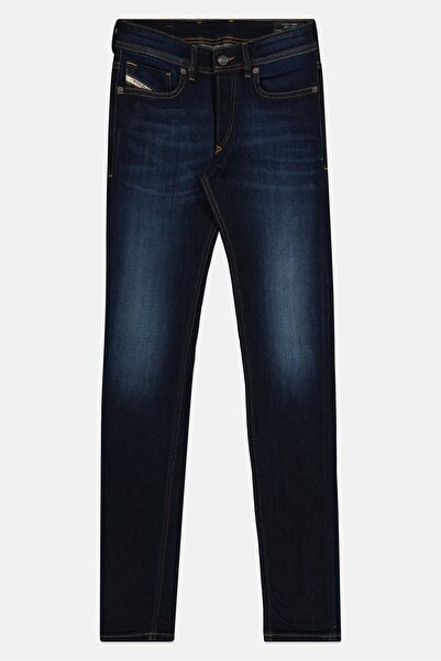 Diesel Men Skinny Fit Wash Non Stretchable Denim, Navy