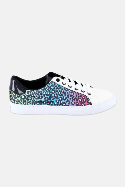 Nine West Women WNBEST3-A Animal Print Lace Up Casual Shoes, Multicolor