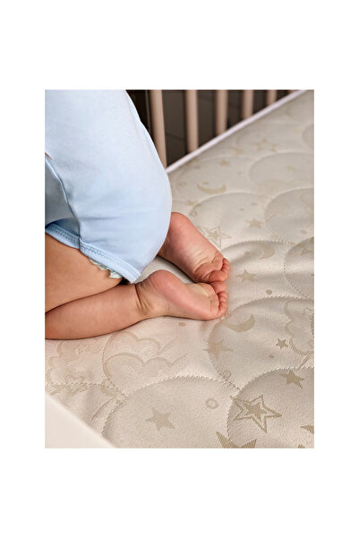 TWINS Children's crib mattress, 120x60x10cm, 100% coconut fiber, removable cover