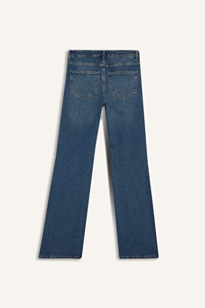 DeFacto Düşük Bel Uzun Jean Yıkamalı Pantolon G1407AX25WN