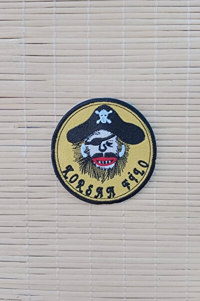 İZMİR ASKERİ MALZEME شعار قراصنة ناكيس مطرز بتصميم شعار القراصنة المكتوب عليه...